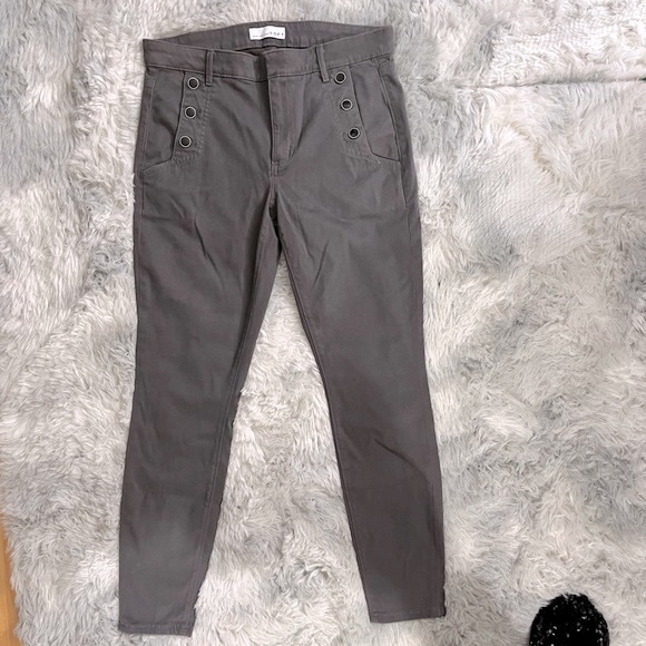 LOFT Sailor Sateen Pants. Size 8P. - Picture 5 of 9